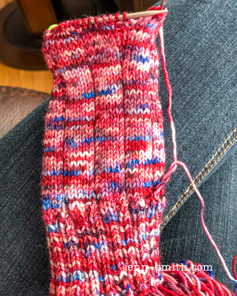 Knit Tube Socks by Miss Wool Knits - Jenn Giam Smith