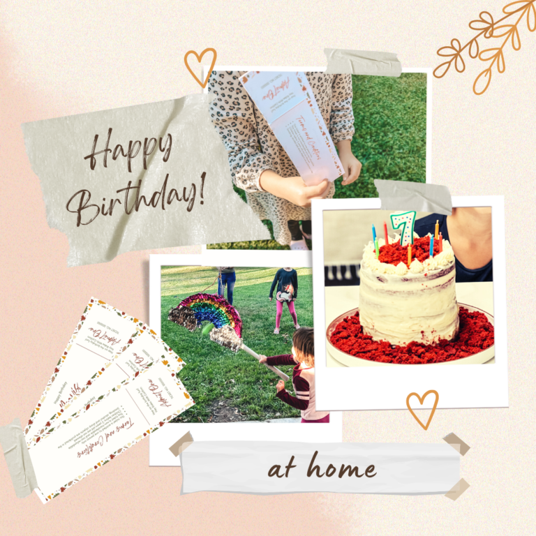 Happy Birthday at home Collage blog photo