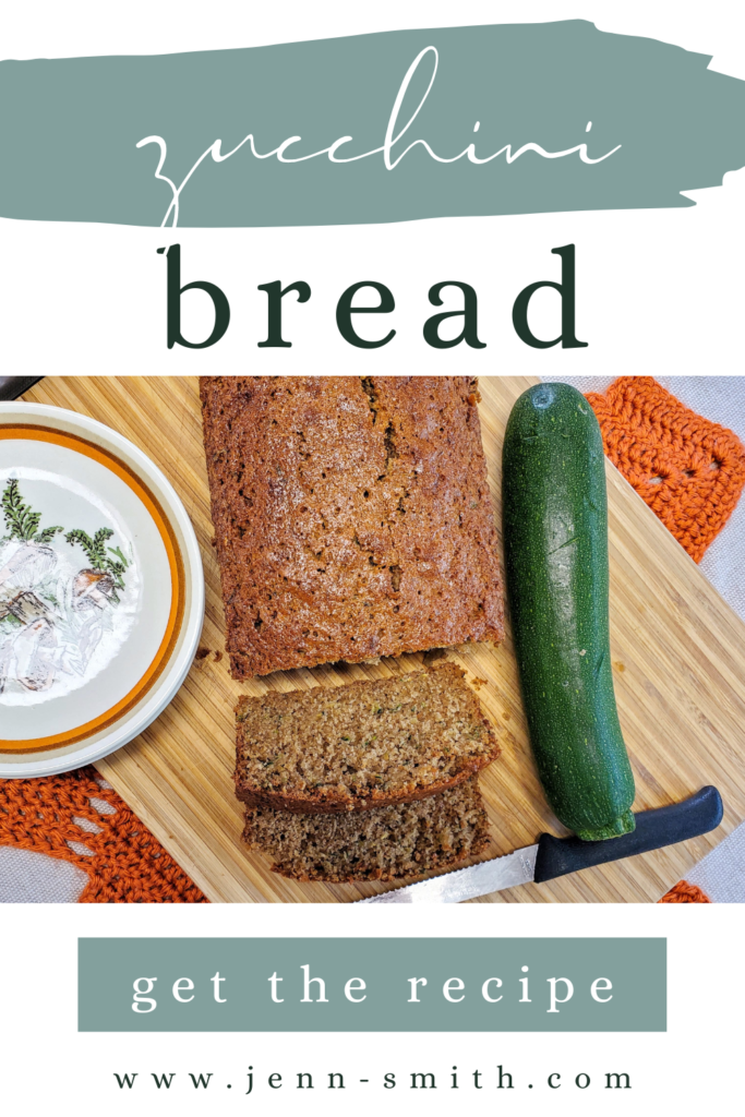 zucchini bread pinterest pin